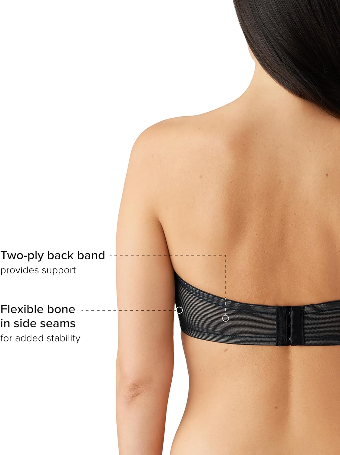 Wacoal Womens Visual Effects Strapless Minimizer Bra