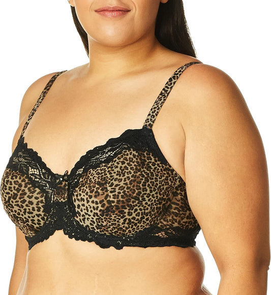 Lunaire Women's Barbados Lace-Trim Mesh Bra