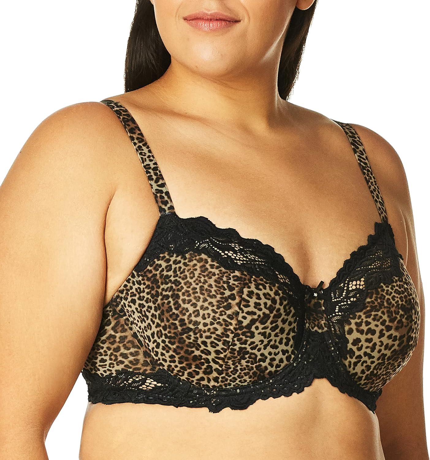 Lunaire Women's Barbados Lace-Trim Mesh Bra