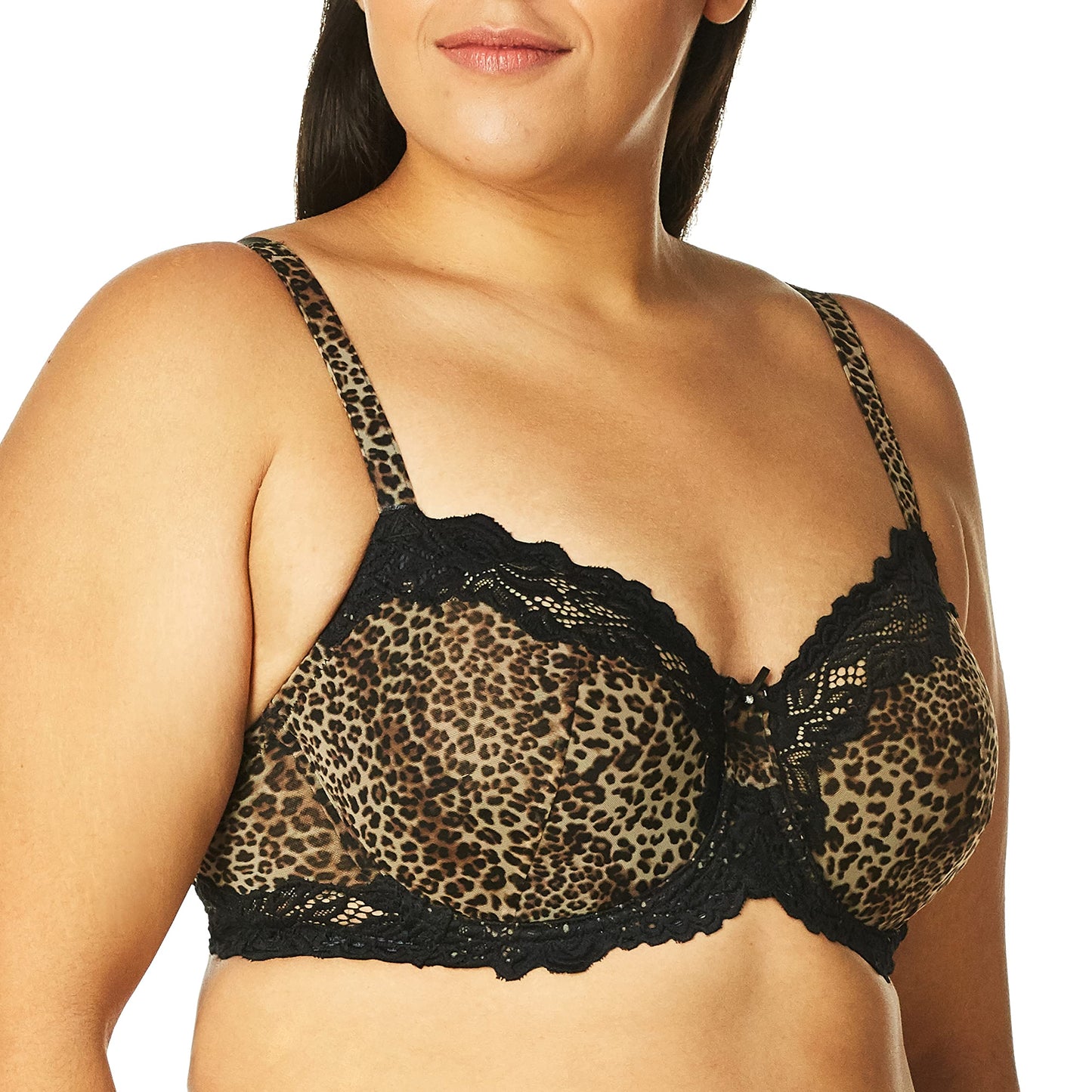 Lunaire Women's Barbados Lace-Trim Mesh Bra